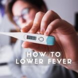 how to lower fever naturally